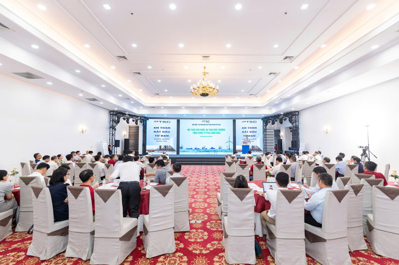Hội thảo Sức khỏe An toàn Môi trường Tổng công ty PTSC - Ghi dấu kỷ lục 48.5 triệu giờ làm việc an toàn