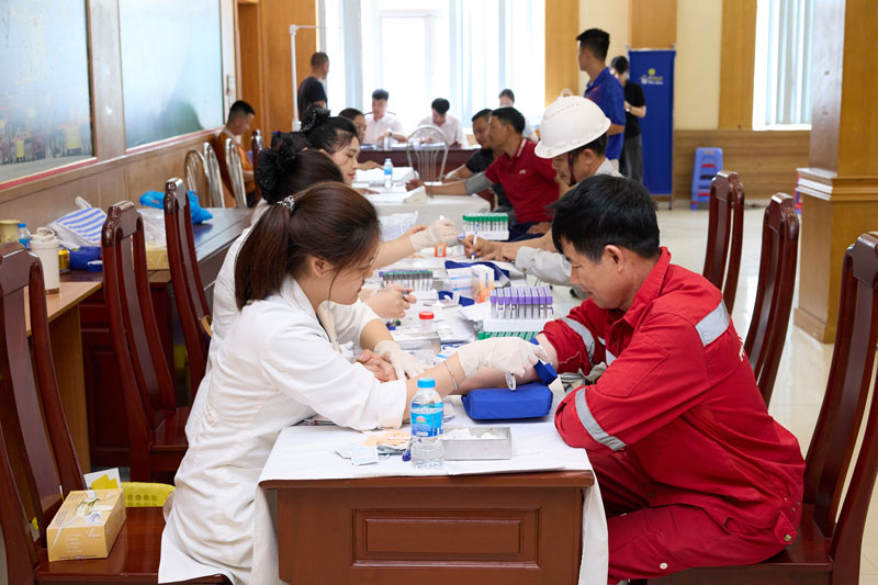 PTSC Thanh Hóa tổ chức khám sức khỏe định kỳ và khám bệnh nghề nghiệp đợt 1 cho người lao động năm 2026