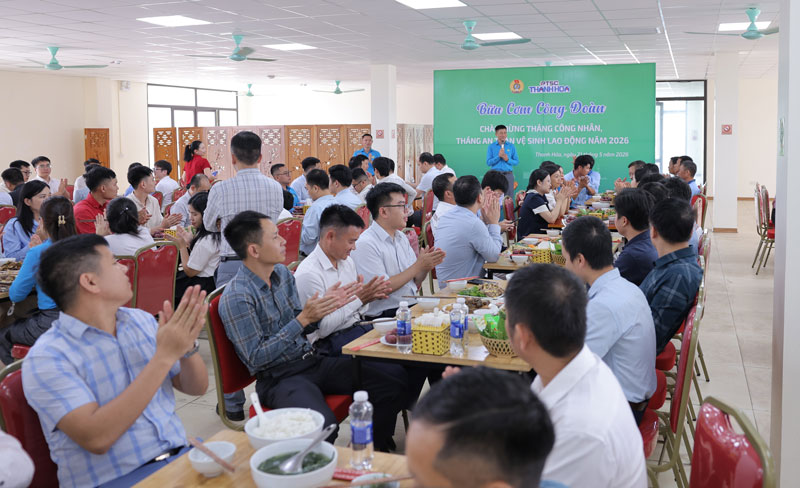 “Bữa cơm Công đoàn” tại PTSC Thanh Hóa – gắn kết người lao động trên khắp mọi nơi
