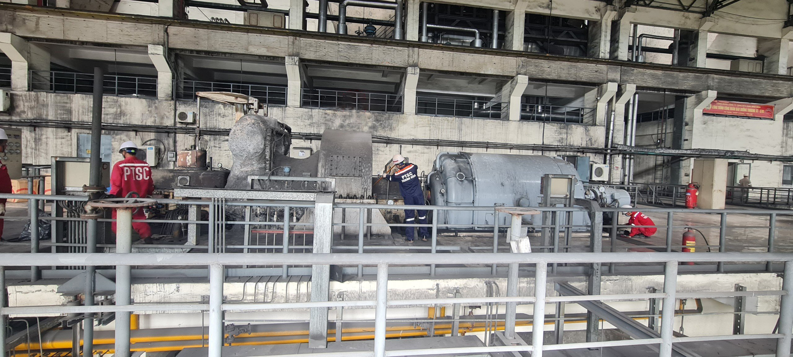 Bảo dưỡng tổng thể cụm thiết bị quay