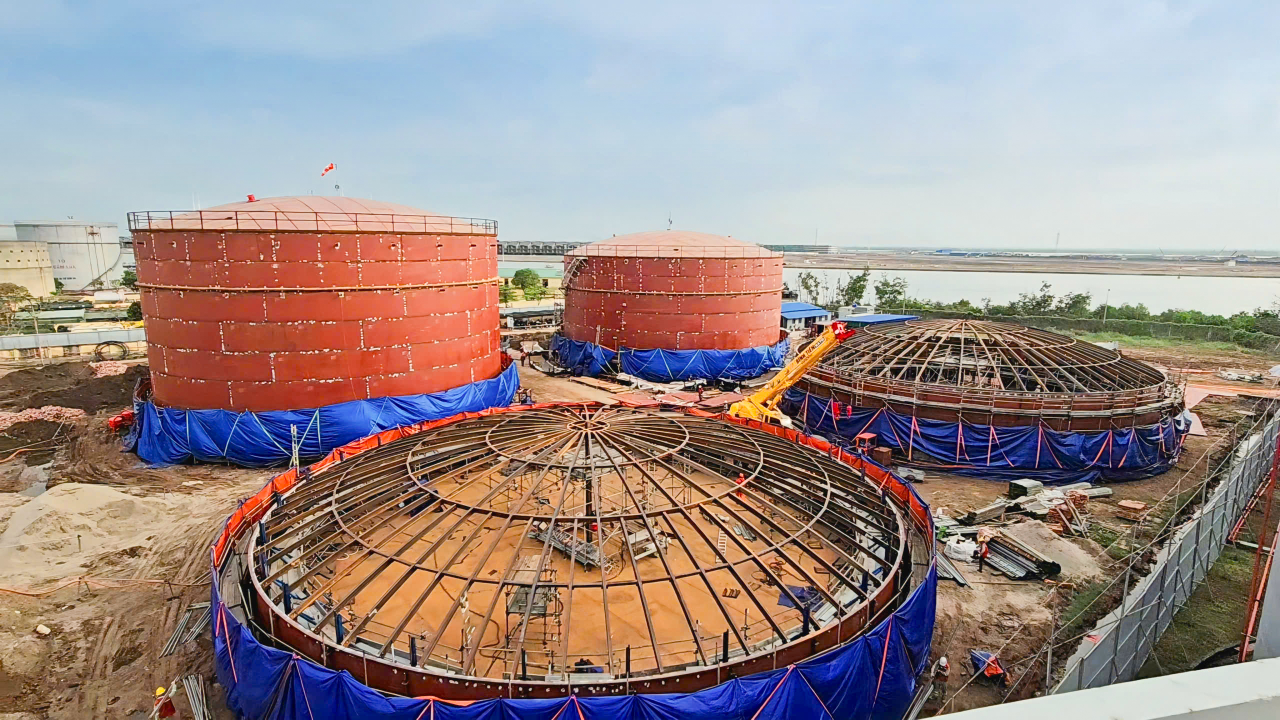 Dự án EPC Mở rộng sức chứa 40.000m3 Kho xăng dầu PETEC Hải Phòng