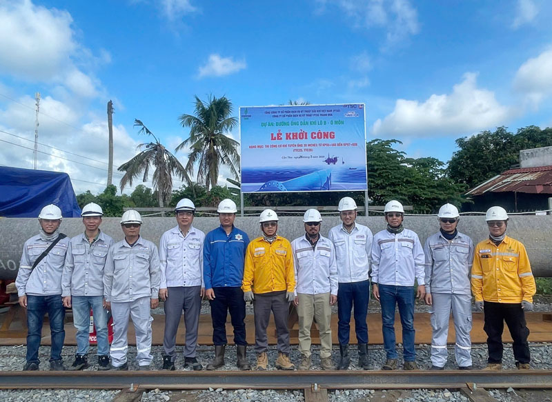 PTSC Thanh Hóa ghi dấu những cột mốc đầu tiên tại Dự án Đường ống dẫn khí Lô B – Ô Môn
