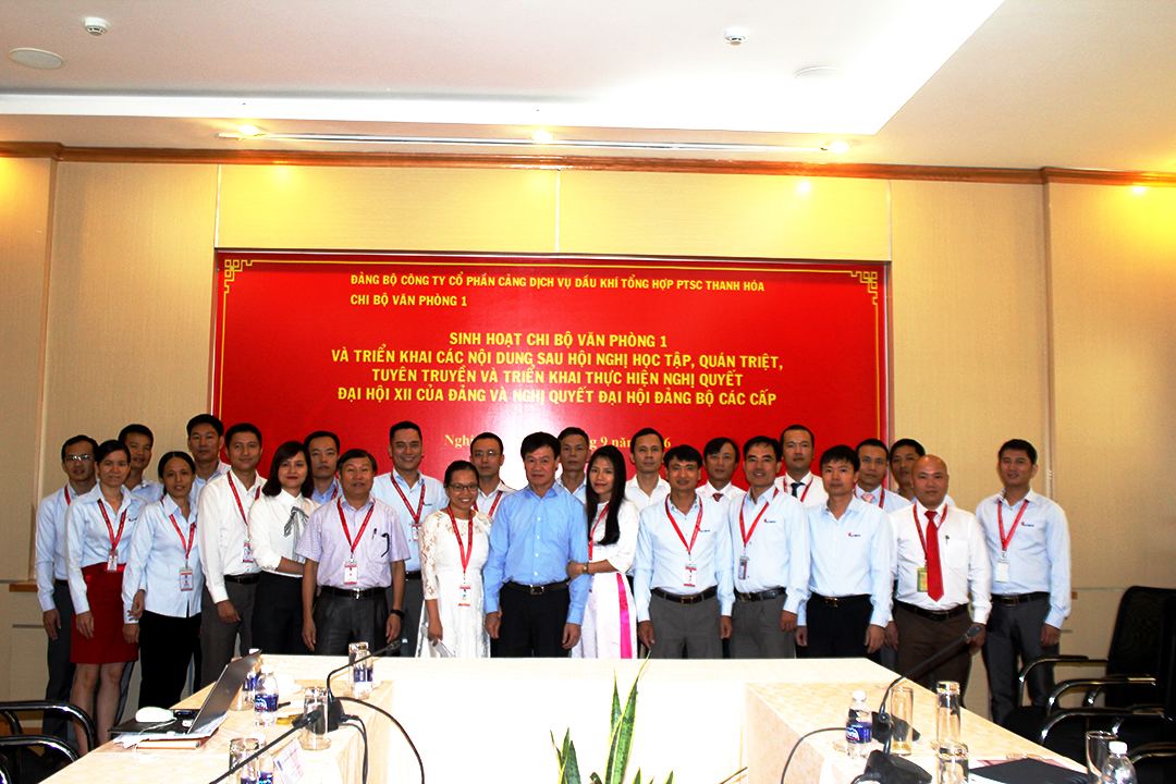 Chi bộ văn phòng 1 - Đảng bộ PTSC TH Tổ Chức triển khai các nội dung sau Hội nghị Học Tập, Quán Triệt, Tuyên Truyền và Triển Khai Thực Hiện Nghị Quyết