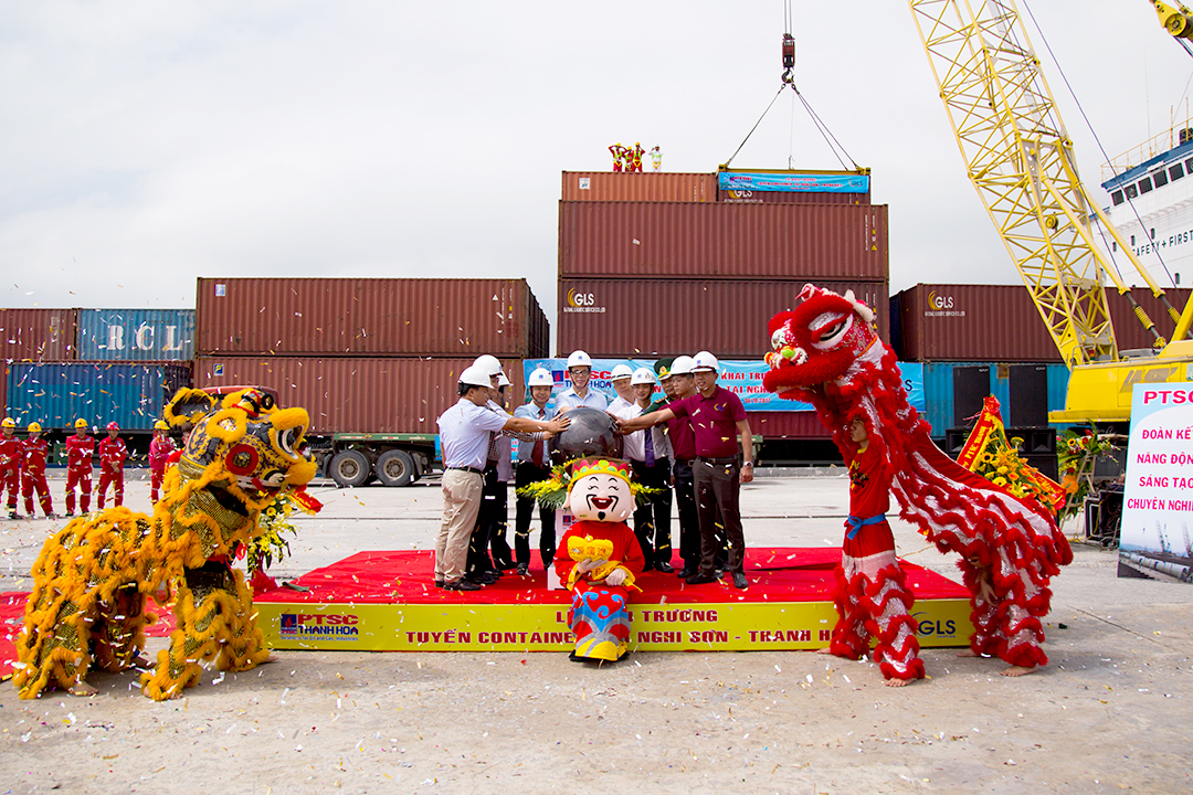 Lễ khai trương tuyến Container tại Nghi Sơn - Thanh Hóa