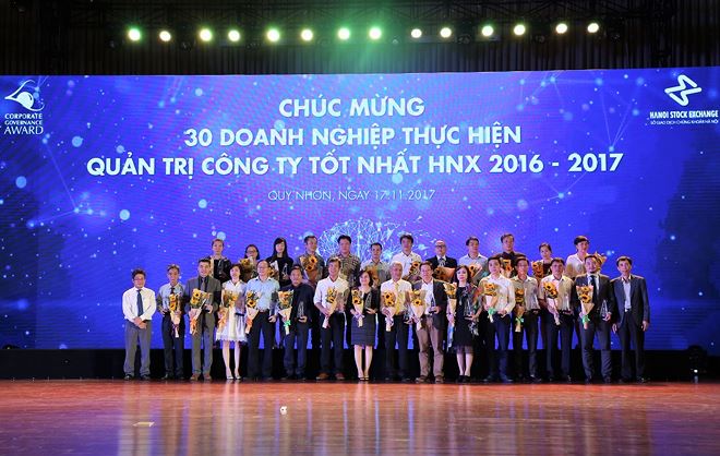 PTSC được vinh danh là 1 trong 30 doanh nghiệp thực hiện quản trị công ty tốt nhất hnx 2016- 2017