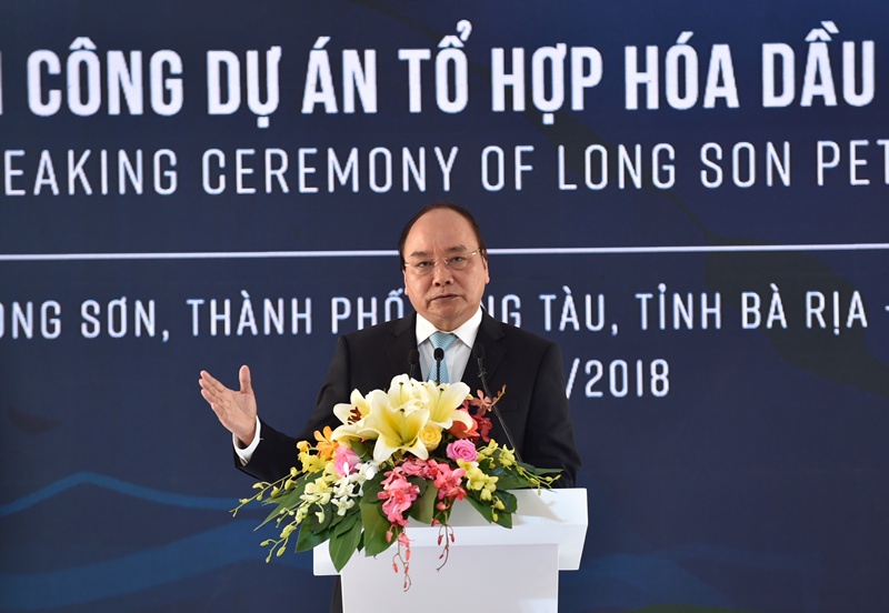 Groundbreaking Ceremony of Long Son Petrochemicals