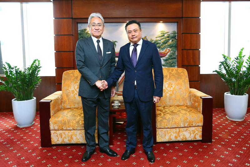 Chủ tịch HĐTV Tập đoàn Trần Sỹ Thanh tiếp Tổng giám đốc Marubeni