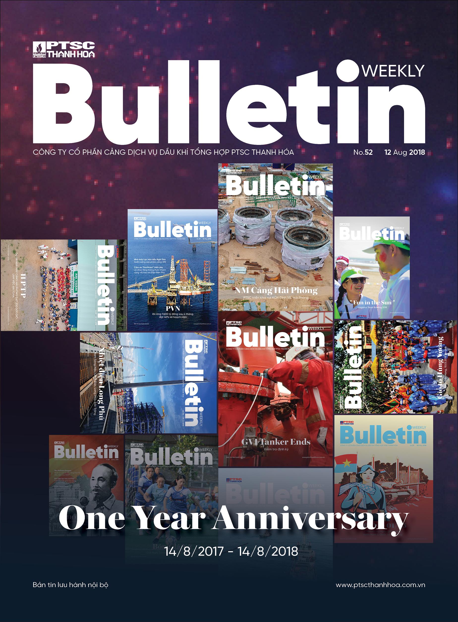 Kỷ niệm 1 năm ra mắt bản tin Weekly Bulletin – PTSC Thanh Hóa