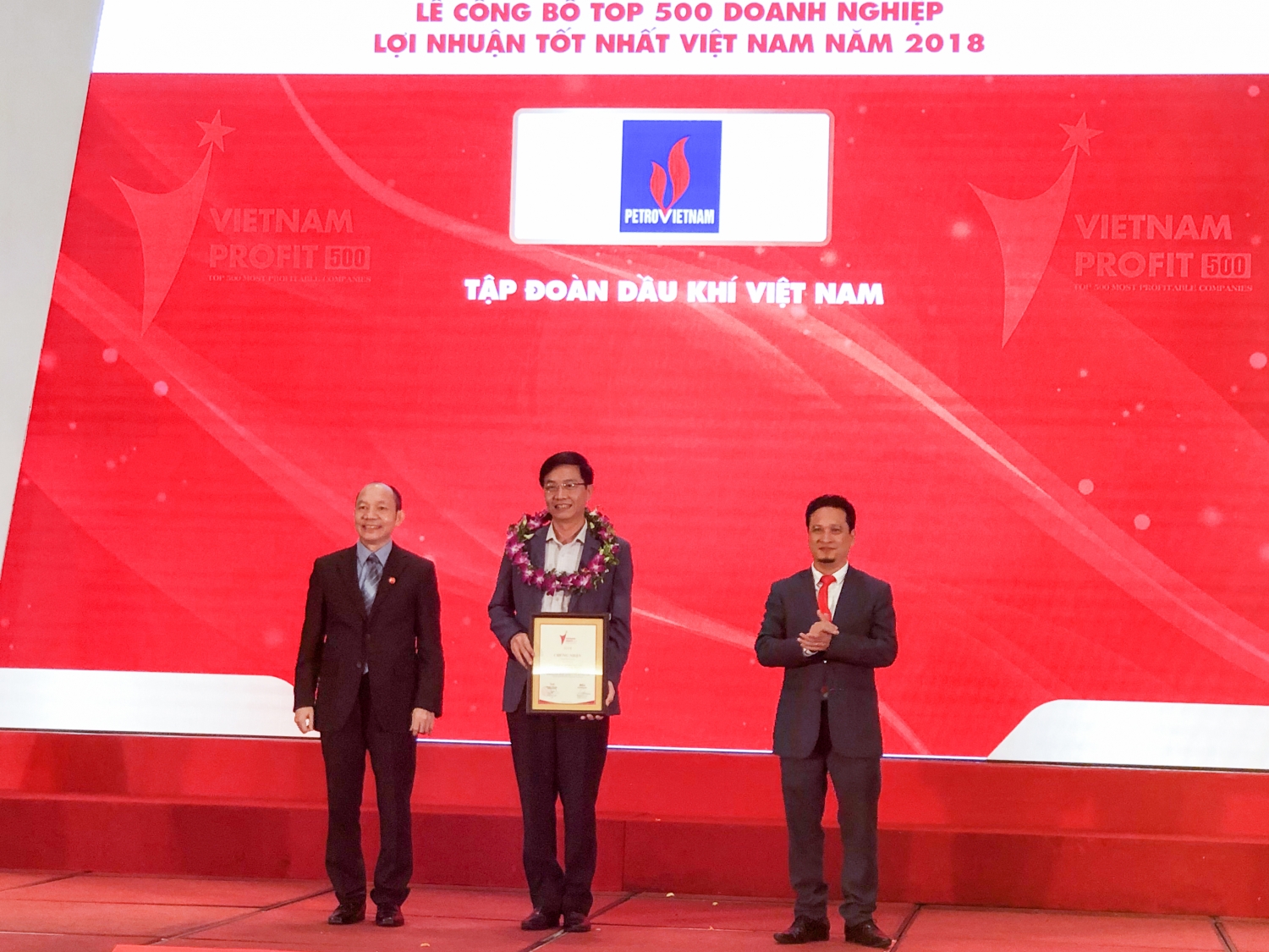 PVN has been honored to be the leading company among Top Profit500
