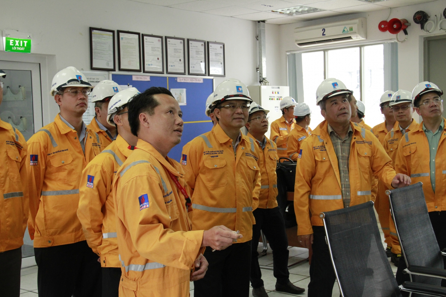 PetroVietnam General Director inspected Tien Hai Gas Distribution Center