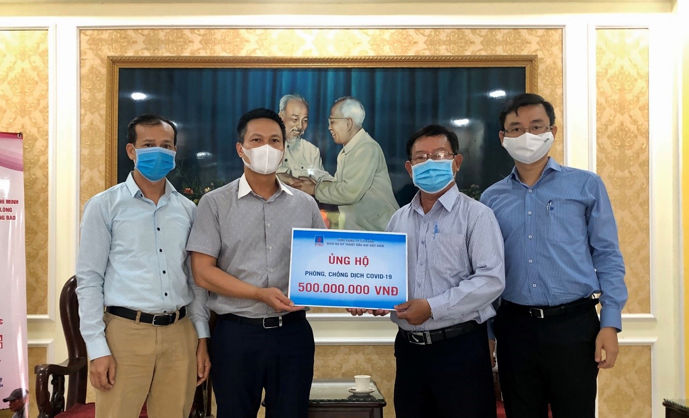 Tổng Công ty PTSC chung tay hỗ trợ chống dịch Covid-19