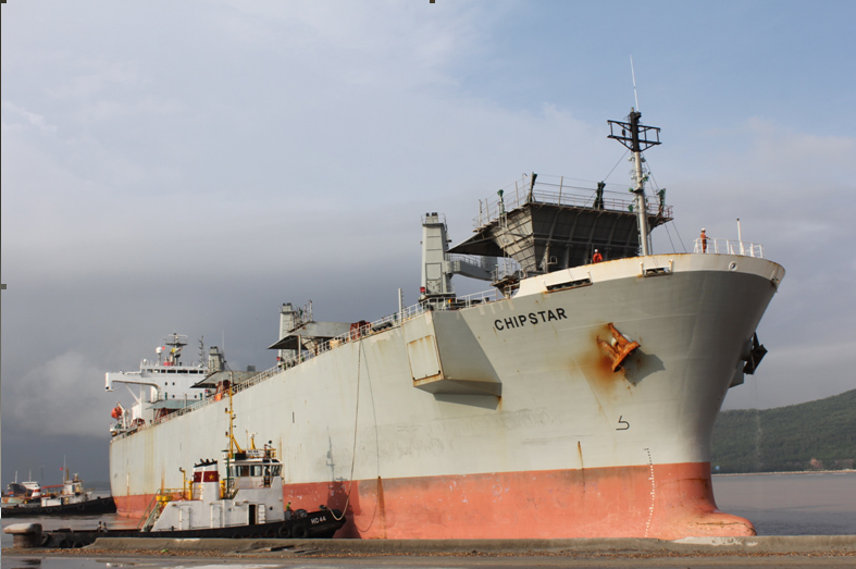 CẢNG PTSC THANH HOÁ TIẾP TỤC THU HÚT TÀU CÓ TRỌNG TẢI TRÊN 45.000 TẤN ĐẾN CẢNG NHẬN HÀNG XUẤT KHẨU